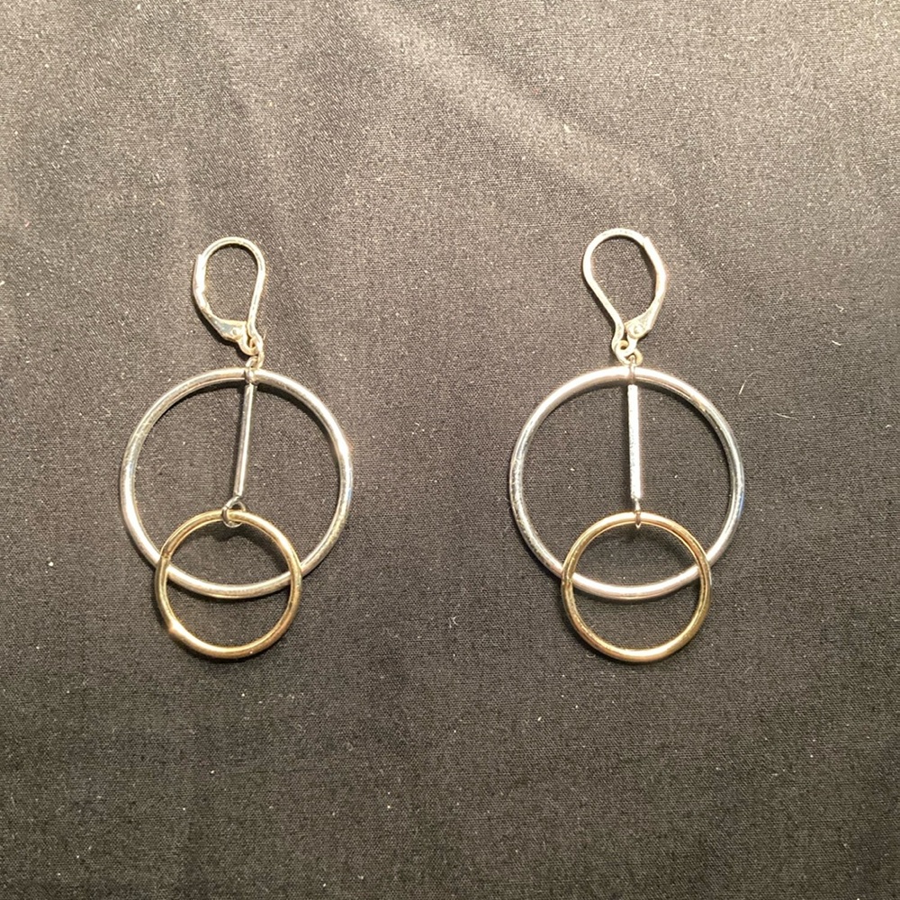 Minimalistic Geometric Hoop Earrings